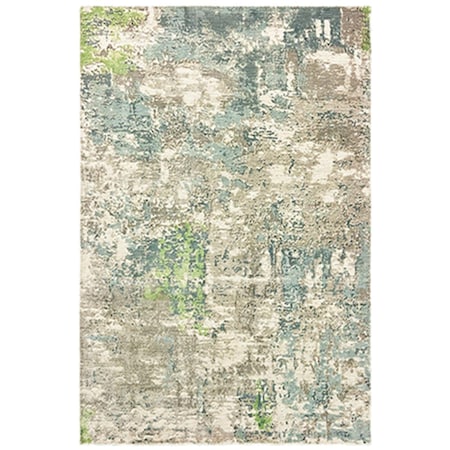 Oriental Weavers 6 x 9 ft. Formations Rectangle Rug Blue F70007183275ST
